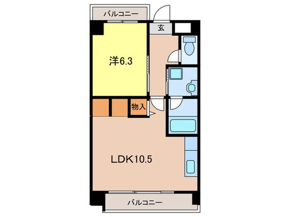 ファインコ－トの物件間取画像